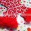 Factory wholesale baby products red knit baby leg warmers with bow easter baby products