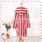 Kids and baby products cotton velour cloth stripe bathrobes wholesale