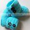 2015 Baby boy boots of striped shoe crochet booties