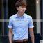 custom Juqian brand stylish slim latest shirt designs short sleeve high-end man shirt