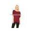 Bella+Canvas Women's Flowy Draped Sleeve Dolman Tee - slightly fitted at bottom. open dolman sleeve and comes with your logo