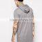 Super Longline T-Shirt With Hooded Skater Fit China products