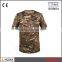 Military Army Color 100% Cotton Jersey Mens Short Sleeve Camouflage t Shirt