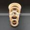 40mm Unfinished Wood Ring Natural Round Beads DIY Craft Accessories