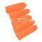 100Pcs/Pack Orange Thick Silicone Finger Cots