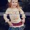 Giggle moon remake red stripe longall tunic romper jumpsuits for kids