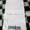 100% cotton hotel bath towel jacquard logo face towel fitness center gym towel with embroidery logo