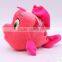 Super Cute Color Salmon Plush Toys , OEM Stuffed Fish Shape Plush Toy
