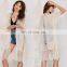 china supplier fashion summer white open front women sexy long lace kimono cardigan