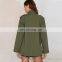 2016 New Korean Style Long Sleeve Fashion Ladies Designer Summer Coat