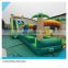 palm tree jumping castles inflatable small pool water slide