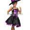 Halloween child witch costume set