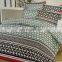 Grid soft high quality 100% cotton 40s 128*68 pigment printing bed sheet set blanket