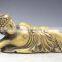 Thailand temple Bronze Brass rest sleep Sakyamuni Reclining Buddha Statue