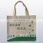 Recycle logo printed canvas tote bag( with rope handle)
