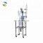 Factory Wholesale 5L 10L 20L Dual Jacketed Chemical Glass Reactor