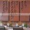 Decorative laser cut Corten Steel Screen Panels