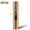 USB charging double arc lighter power display electronic cigarette lighter