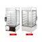 Stainless steel with glass electric steamer steam bun heating machine fast food show cabinet   WT/8613824555378