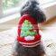 Pet dog cat Christmas Clothes sweater Christmas tree elk