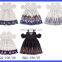 Adorable One Piece Cold Shoulder Dress Pattern Baby Girl Summer Dress Linen Kids Clothing