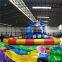 Outdoor Playground Kids Inflatable Pool Whale Slide For Entertainment