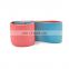 Polyester Cotton Colorful Fabric Latex Elastic Fitness Resistance Circle Hip Bands