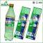 Customized plastic water bottle label