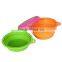 Food Storage Containers Collapsible Pet Bowl Silicone Bowl Foldable Bowl Dog Pet Bowl