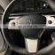 3pcs Pearl White for Tesla Model 3 Y Steering Wheel Patch Decoration Interior Modified Accessories
