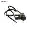 Waterproo CNC aluminium alloy switches black button on off on motorcycle  7/8