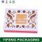 2015 food grade Square christmas gift chocolate packaging box design with Tray