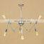 Tonghua Modern Iron Foldable Spider Shaped Decorative Hanging  6 8 12 16 18 Heads LED Chandeliers Pendant Light