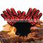 Aramid Kitchen Barbecue Oven Mitts  932f Extreme Heat Resistant Grill BBQ Gloves For Cooking Baking