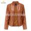 Best Quality Women Lamb Skin Leather Fashion Jacket OEM Service Wholesale Women Leather Fashion Jacket