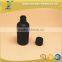 Painting Black Glass Essential Oil Bottles