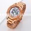 SKMEI 1849 Custom Logo Wholesale Stainless Steel Watches Men Wrist Luxury Digtial Watch