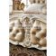 French Royal Style Bedroom Furniture elegant victoria hand carved headboard Classic wooden bed Set