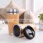 Eco-Friendly Stainless Steel Double Wall Bamboo Fiber Thermos Tumbler Coffee Drinking New Travel Mug