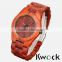 BEWELL Water Resistant Wood Watch Wooden Bamboo western Wrist Watch ECO Friendly Watch