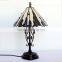 10"W baroque Style rose Glass Table Lamps Tiffany art deco lamp Creative Table Lamps