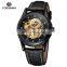 FORSINING A3 Men's Fashion&Casual Automatic Mechanical Business Watch Luxury High Quality Leather Watch Strap Band