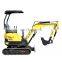 Cheap Price Chinese mini excavator small digger crawler excavator 1ton 2 ton for sale
