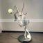 Wedding Decor Standing Designer Living Room Club Exhibition Hall Creative Girl Dancing Floor Lamp