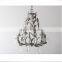 American Retro Iron Branch Crystal Candle Living Room Dining Room Bedroom Luxury French Art Chandelier