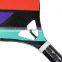 rainbow multi-colored pro carbon fiberglass quick sand beach tenis fabric racket/tennis racquet