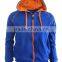 Two Color Zipper-up Hoodie / Custom Zipper-up Hoodie / Contrast Zipper up Hoodies