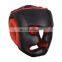 Boxing full face nose bar Head gears real leather head guard Winning cheeks Headgear producer of boxing