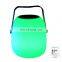 Smart Color Changing rechargeable cordless Portable plastic music speaker Waterproof LED Light Speaker Wireless