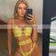 Lace See through Lingerie with Steel Ring Gathered Push up Bra Sexy Bra and Panties Sets